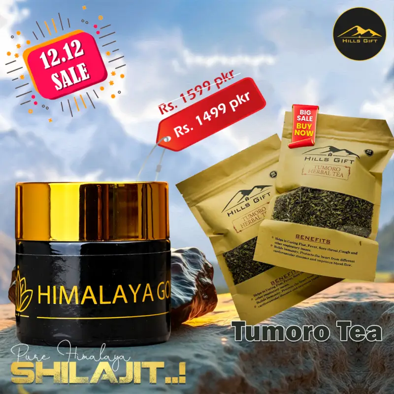 Shilajit and Tumoro Herbal Tea - Bundle Pack