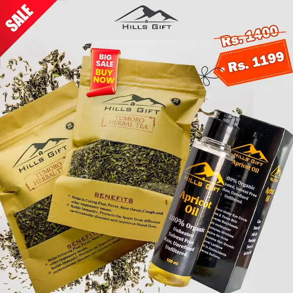 Apricot Oil and Tumoro Herbal Tea - Bundle Pack